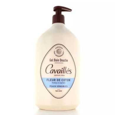 ROGE CAVAILLES GEL BAIN ET DOUCHE FLEUR DE COTON PEAUX SENSIBLES 1 L Parapharmacie prix Maroc