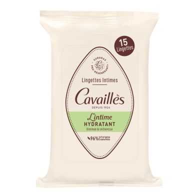 ROGE CAVAILLES LINGETTES INTIME SPECIAL SECHRESSE 15 UNITES Parapharmacie prix Maroc