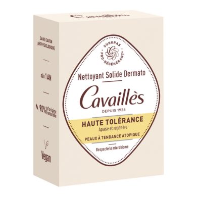 ROGE CAVAILLES NETTOYANT SOLIDE DERMATO HAUTE TOLERANCE PEAUX ATOPIQUES 100 G Parapharmacie prix Maroc