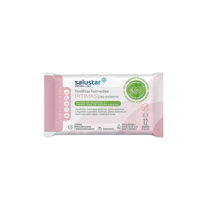 SALUSTAR Lingettes Humides Hygiène Intime | 12 unités prix Maroc
