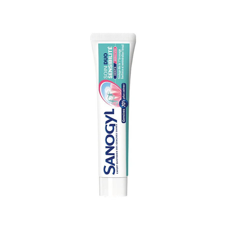 SANOGYL DENTIFRICE SOIN DUO SENSIBLE DENTS ET GENCIVES - prix Maroc