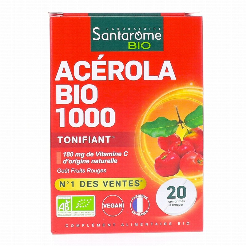 SANTAROME BIO ACEROLA 1000 B20 COMP prix Maroc
