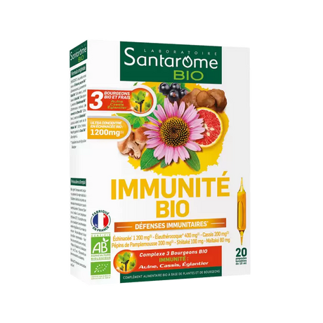 SANTAROME Immunité BIO | 20 ampoules prix Maroc