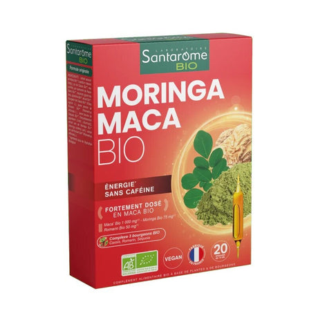 SANTAROME MORINGA MACA BIO B20 AMPOULES prix Maroc