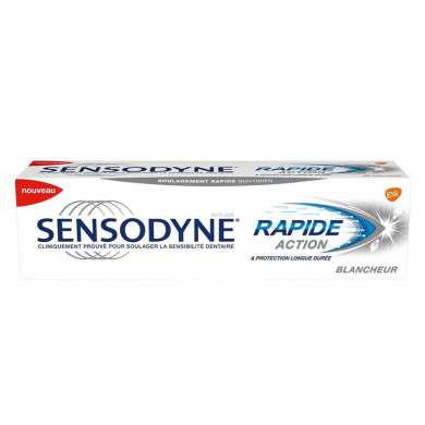 SENSODYNE RAPIDE ACTION BLANCHEUR 75 ML prix Maroc