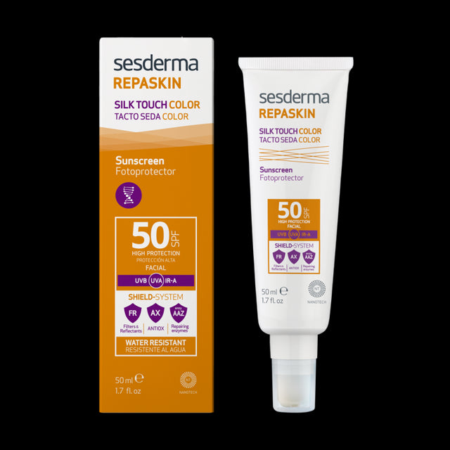 SESDERMA REPASKIN SILK TOUCH Texture Soyeuse Teintée SPF 50 prix Maroc