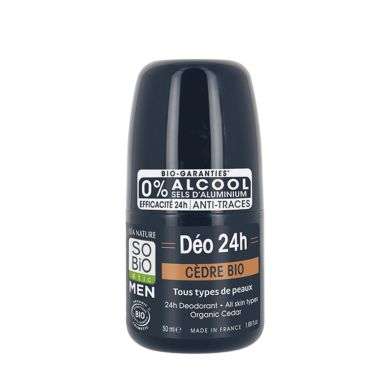 SO BIO HOMME DEODORANT 24H CEDRE BIO 50 ML Parapharmacie prix Maroc