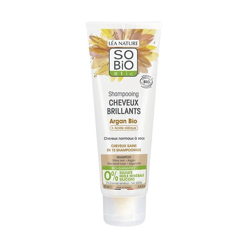 SO'BIO SHAMPOOING CHEVEUX BRILLANTS ARGAN 250ML