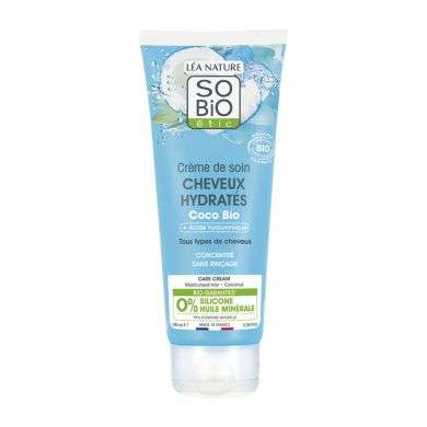 SO BIO CREME DE SOIN CHEVEUX HYDRATES COCO BIO 100 ML prix Maroc