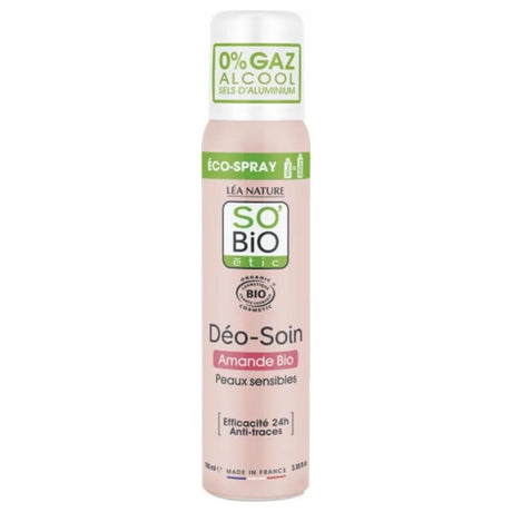 SO'BIO ETIC Déo-Soin Spray à l'Amande bio | 100 ml prix Maroc