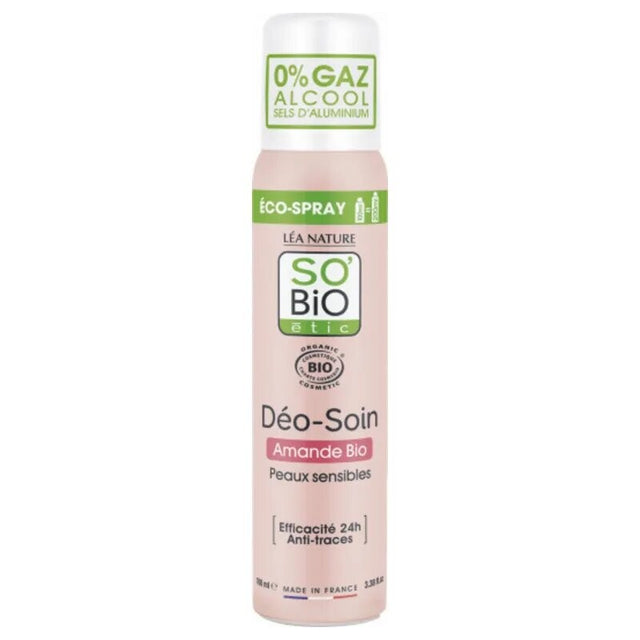 SO'BIO ETIC Déo-Soin Spray à l'Amande bio | 100 ml prix Maroc