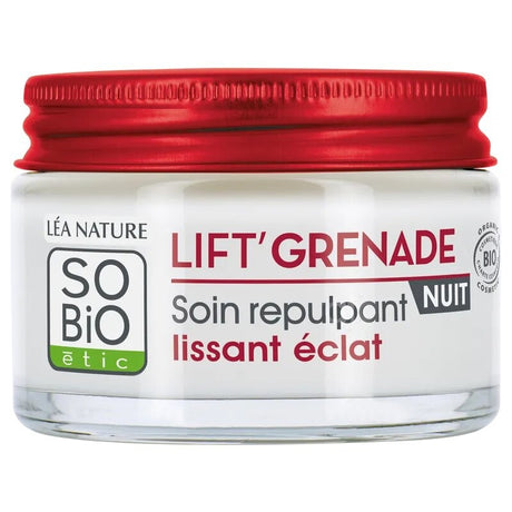 SO'BIO ETIC Lift'Grenade Soin Repulpant Lissant Éclat Nuit | 50 ml prix Maroc