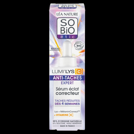 SO'BIO ETIC LUMI'LYS SERUM FERMETE ANTI-TACHE 30ML prix Maroc