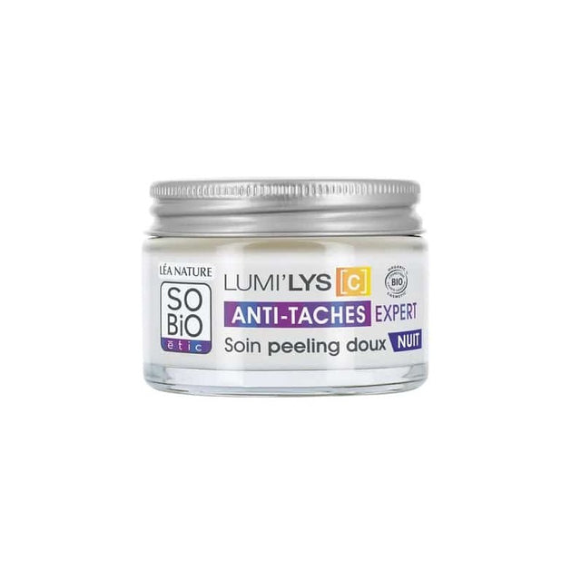 SO'BIO ETIC LUMI'LYS SOIN DE NUIT PEELING ANTI-TACHE 50ML prix Maroc