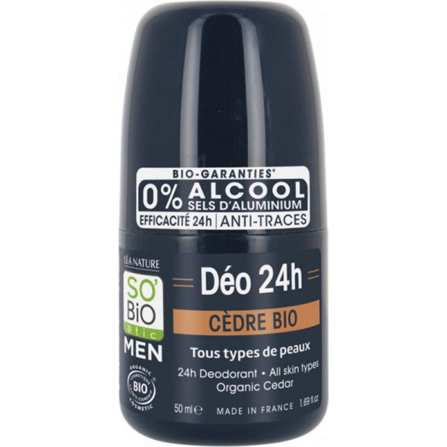 SO'BIO ETIC MEN DEODORANT CEDRE BIO 50ML prix Maroc