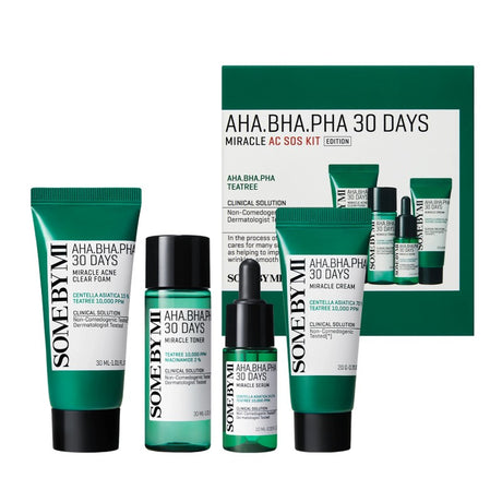 SOME BY MI AHA-BHA-PHA 30 DAY MIRACLE ACNE SOS KIT NEW prix Maroc