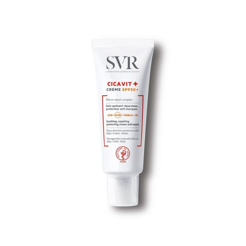 SVR Cicavit+ Crème Soin Apaisant Réparateur SPF50+ 40 ml