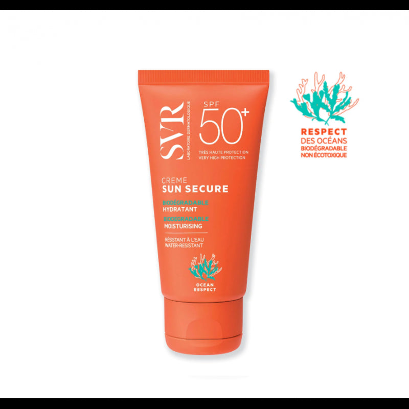 SVR SUN SECURE crème biodégradable hydratante SPF50+ | 50 ml