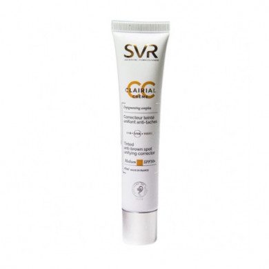 SVR CLAIRIAL CC CRÈME CORRECTEUR UNIFIANT ANTI-TACHES MÉDIUM SPF50+ 40 ML prix Maroc