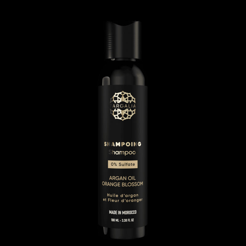 TARGALIA shampooing 0% Sulfate - huile d’argan et fleur d’oranger | 100 ml