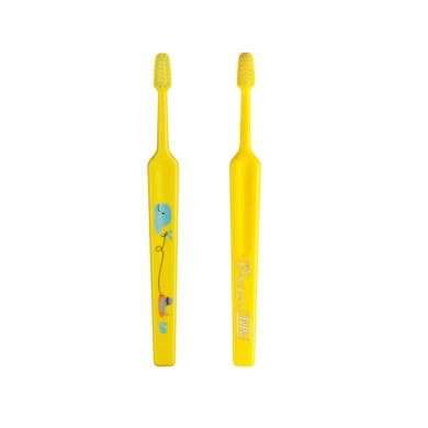 TEPE BROSSE A DENTS MINI EXTRA SOFT 0- 3 ANS JAUNE prix Maroc