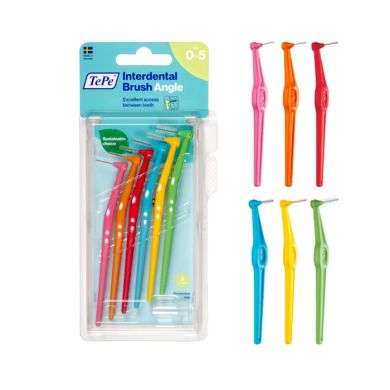 TEPE PACK DE 6 BROSSETTE INTERDENTAIRE ANGLE TAILLE 0-5 prix Maroc