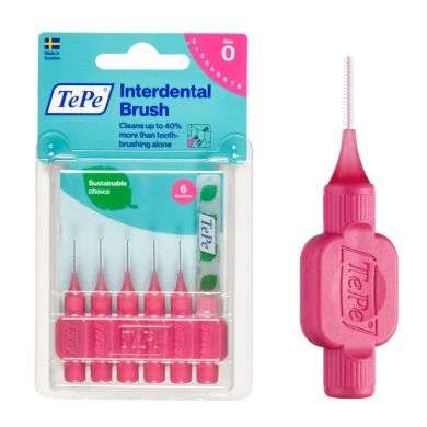 TEPE PACK DE 6 BROSSETTE INTERDENTAIRE TAILLE 0 prix Maroc