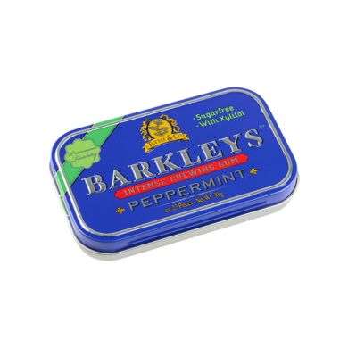 TUTTLE AND CO BARKLEYS CHEWING GUM INTENSE MENTHE 22 PIECES prix Maroc
