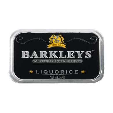 TUTTLE AND CO BARKLEYS LIQUORICE PASTILLES REGLISSE 50G prix Maroc
