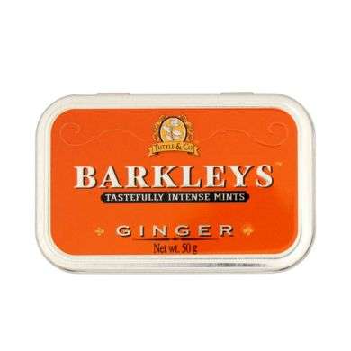 TUTTLE AND CO BARKLEYS MENTHE INTENSE ET SAVOUREUSE GINGEMBRE 50G prix Maroc