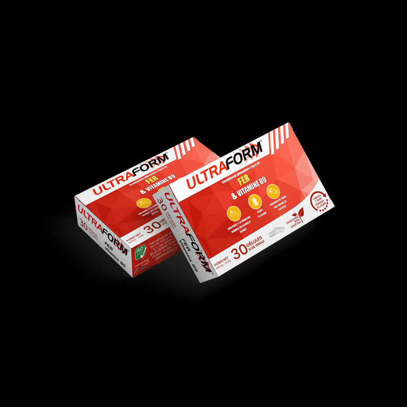 ULTRAFORM Fer & Vitamine B9 | 30 gélules
