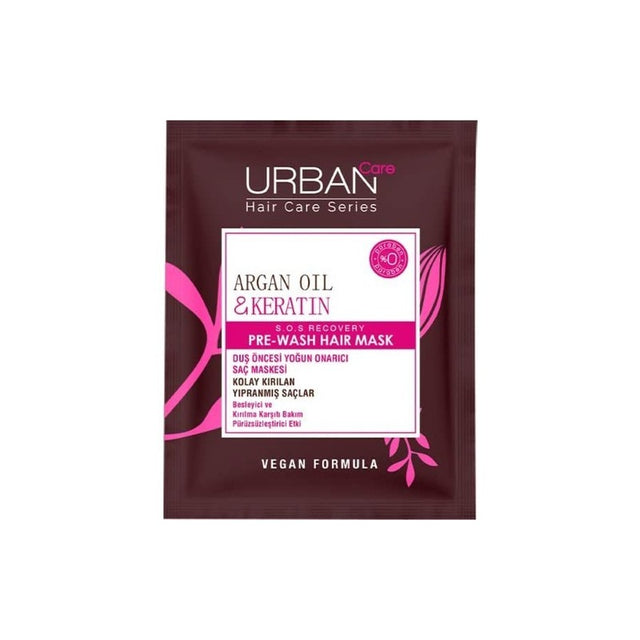URBAN CARE MASQUE NOURRISSANT AVANT LAVAGE ARGAN & KÉRATINE 50ML prix Maroc