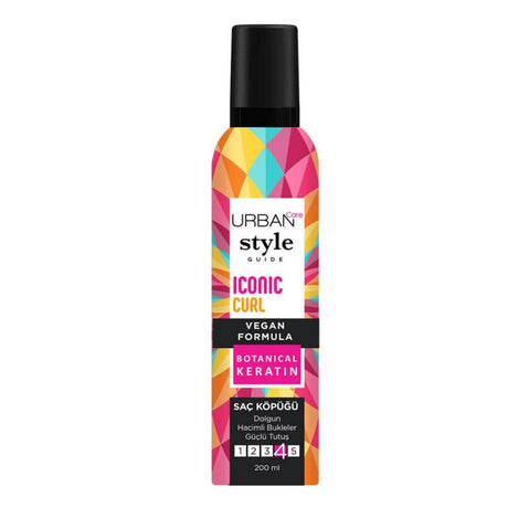 URBAN CARE Style Guide Hair Mousse Iconic Curl | 200 ml prix Maroc