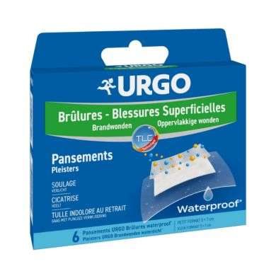 URGO PANSEMENT BRULURES WATERPROOF BOITE DE 6 Parapharmacie prix Maroc
