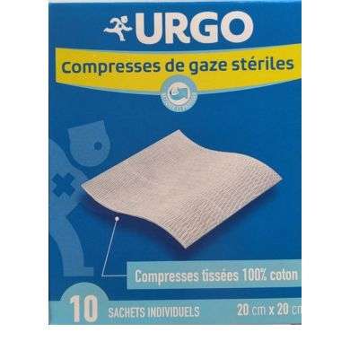Urgo Compresses de Gaze Stériles 20cmx20cm prix Maroc