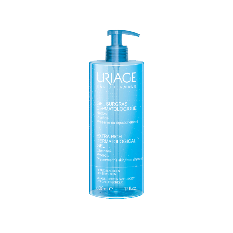Uriage Eau Thermale Gel Surgras Liquide Dermatologique 500 ml