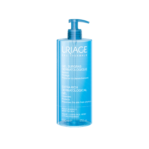Uriage Eau Thermale Gel Surgras Liquide Dermatologique 500 ml