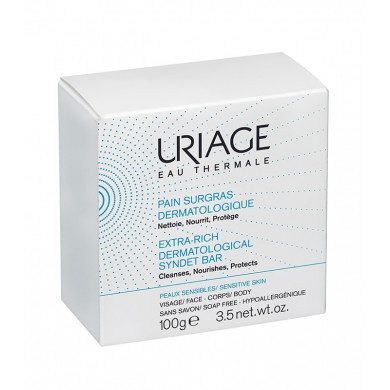 URIAGE EAU THERMALE PAIN SURGRAS DERMATOLOGIQUE 100 G Parapharmacie prix Maroc