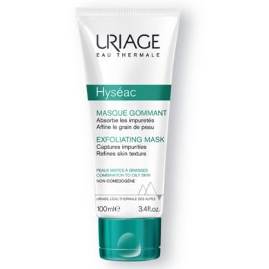URIAGE HYSEAC MASQUE GOMMANT 100 ML ABSORBE LES IMPURETÉS LISSE LE GRAIN DE LA PEAU prix Maroc