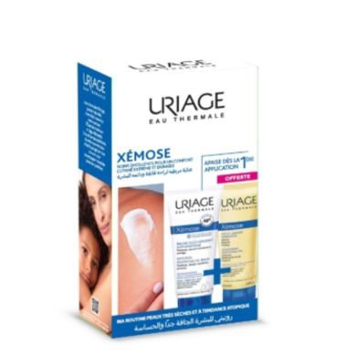 URIAGE OFFRE XEMOSE BAUME OLEO APAISANT ANTI GRATTAGE 200 ML + XEMOSE HUILE LAVANTE 200ML OFFERT Parapharmacie prix Maroc