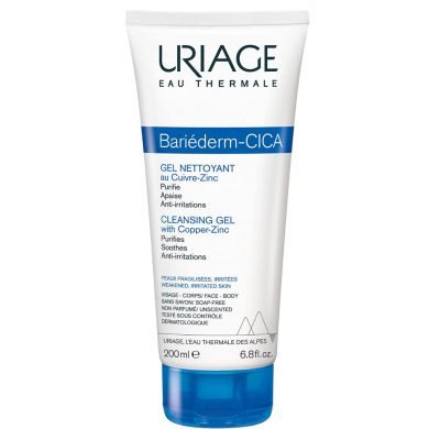 URIAGE BARIEDERM CICA GEL NETTOYANT AU CU ZN 200 ML prix Maroc