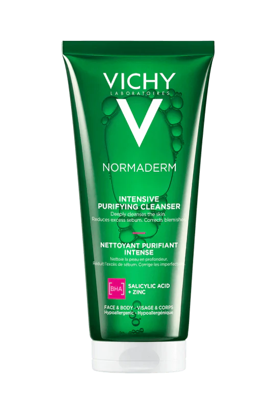 VICHY NORMADERM GEL PURIFIANT INTENSE PEAU GRASSE ET ACNEIQUE 200 ML
