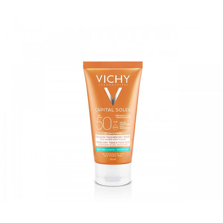 Vichy Capital Soleil BB Émulsion Toucher Sec Teintée SPF50 Peau Sensible Mixte à Grasse | 50ml prix Maroc