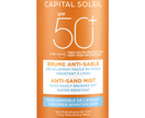 Vichy Capital Soleil Brume Anti-Sable Enfants SPF50+ 200 ml, illustration de la texture non collante, La Maison Para, prix Maroc, parapharmacie