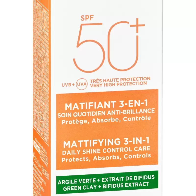 Vichy Capital Soleil Crème Solaire Matifiante 3en1 SPF50+ Peau Mixte Acnéique | 50ml