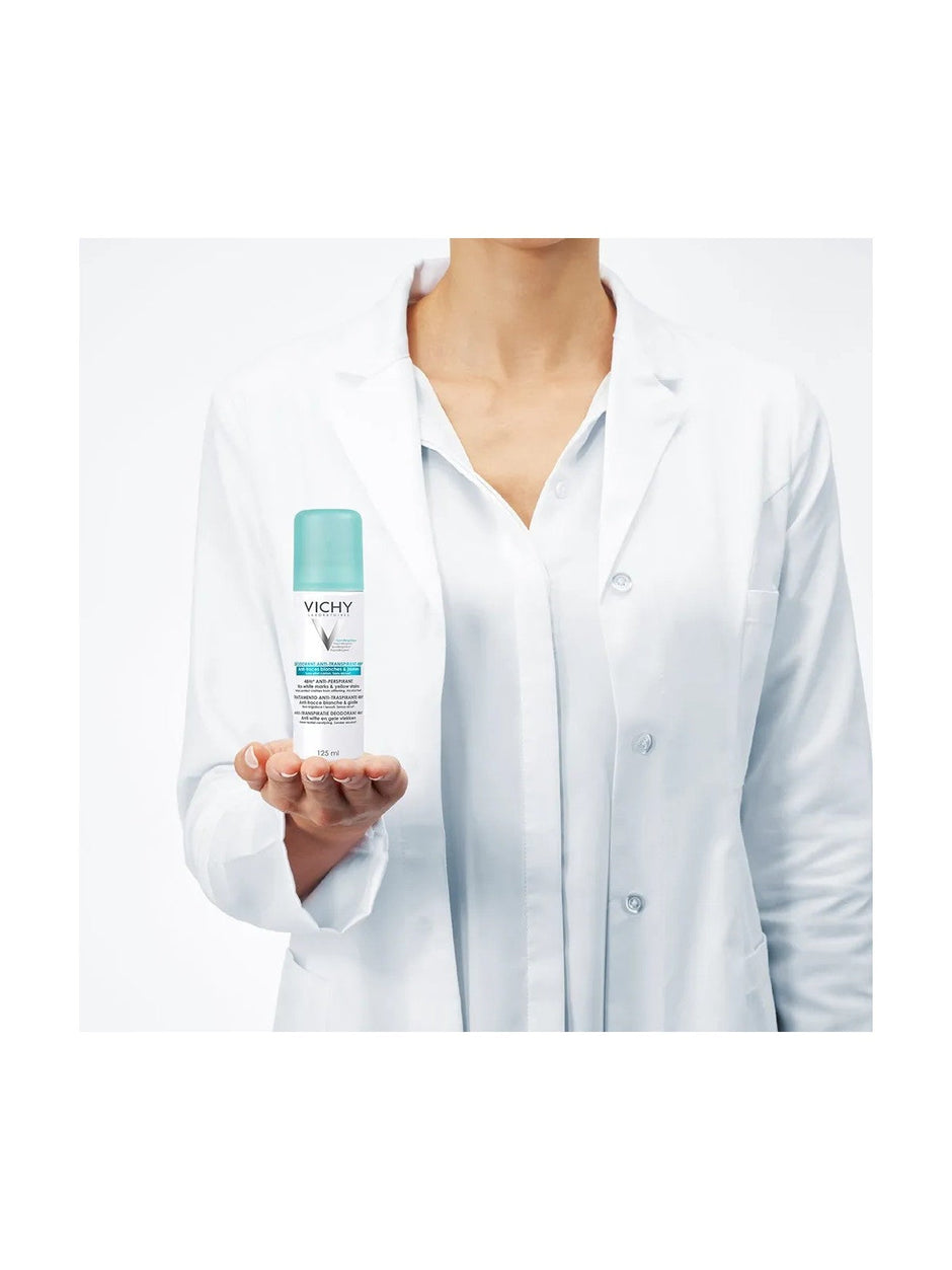 Vue alternative du Vichy Déodorant Anti-Transpirant 48H Anti-Traces Aérosol 125 ml