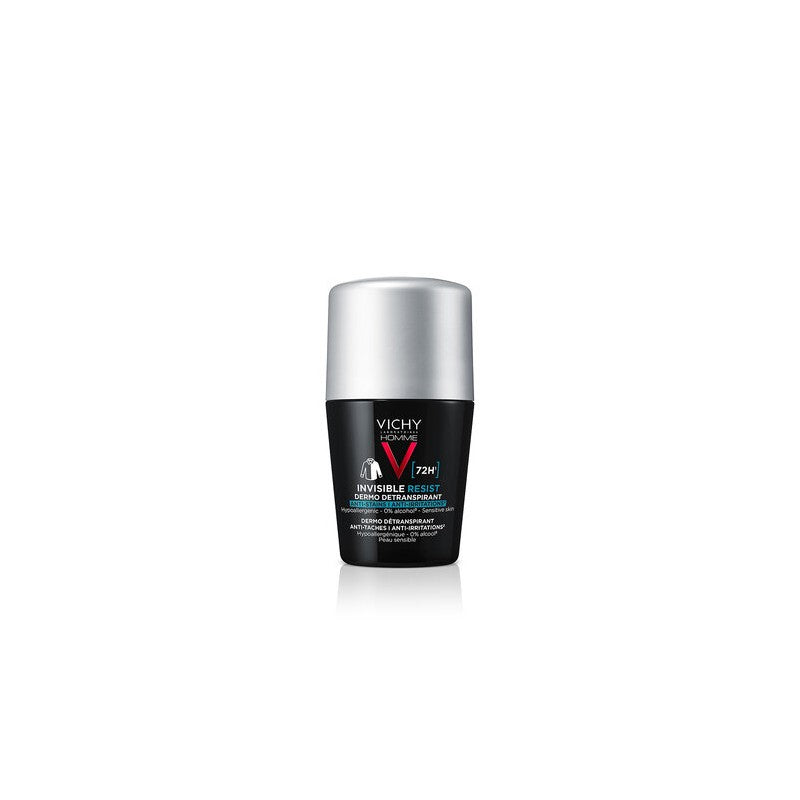 Vichy Homme Dermo-Détranspirant Invisible Protect 72H Déodorant 50 ml