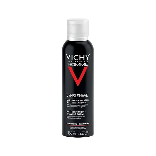 Vichy Homme Mousse à Raser anti-Irritations Peau Sensible 200ml