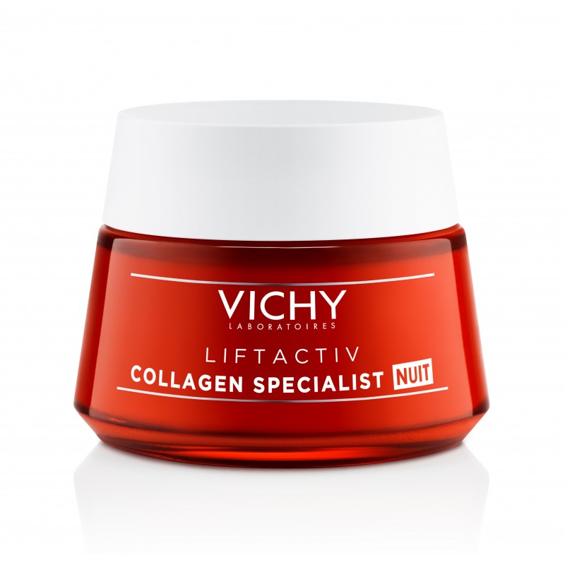 Vichy Liftactiv Collagen Specialist Crème Nuit Anti-Âge 50 ml, photo du produit — La Maison Para, prix Maroc, parapharmacie