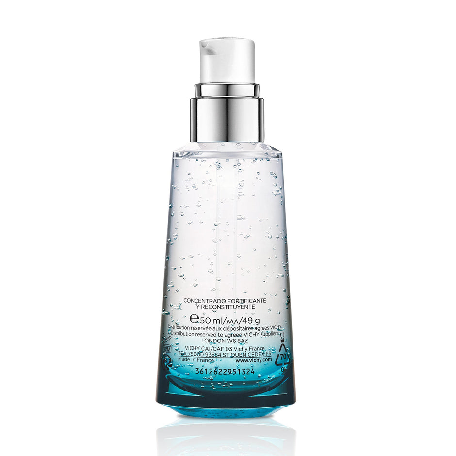 Vichy Minéral 89 Sérum Fortifiant 50 ml, vue arrière du flacon — La Maison Para, prix Maroc, parapharmacie